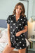 Zufey Pour Moi Satin Print Revere Collar Short pyjama Set.